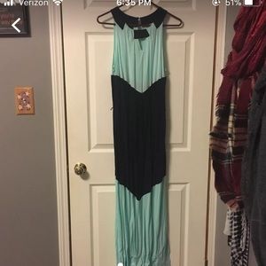 Navy Blue Maxi Dress